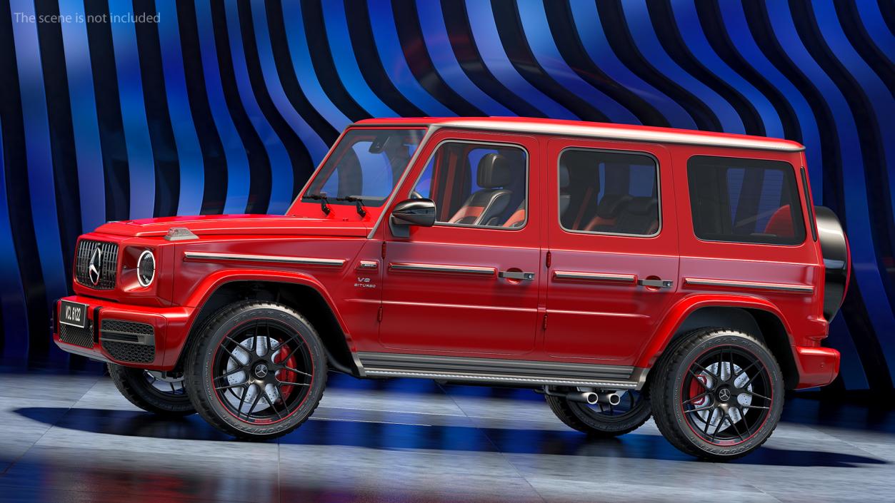 3D Mercedes-Benz G63 AMG 2019 Rigged model