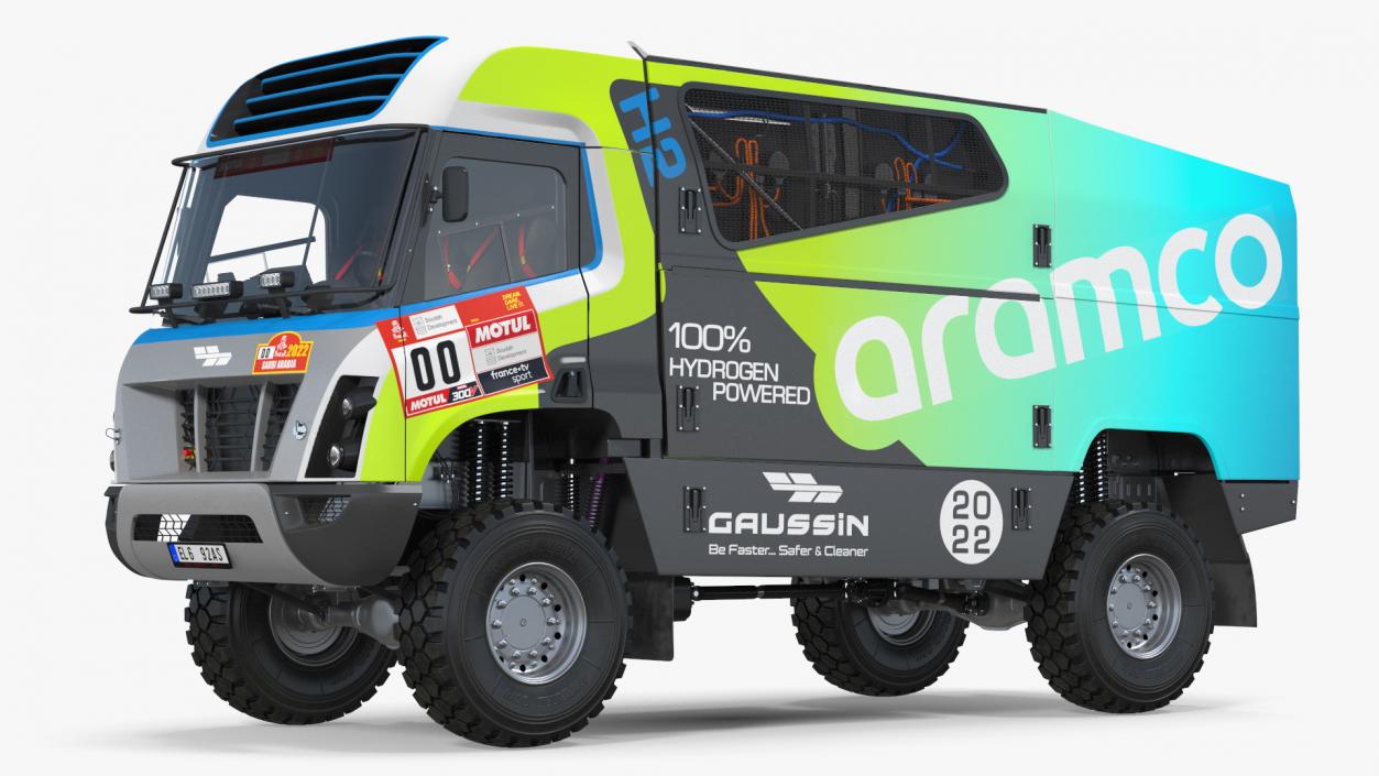 Hydrogen Racing Truck Gaussin H2 3D