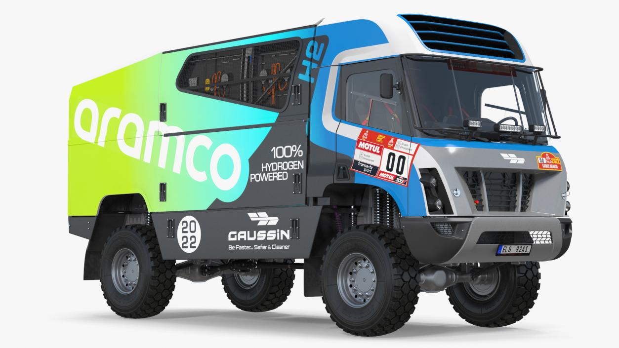 Hydrogen Racing Truck Gaussin H2 3D