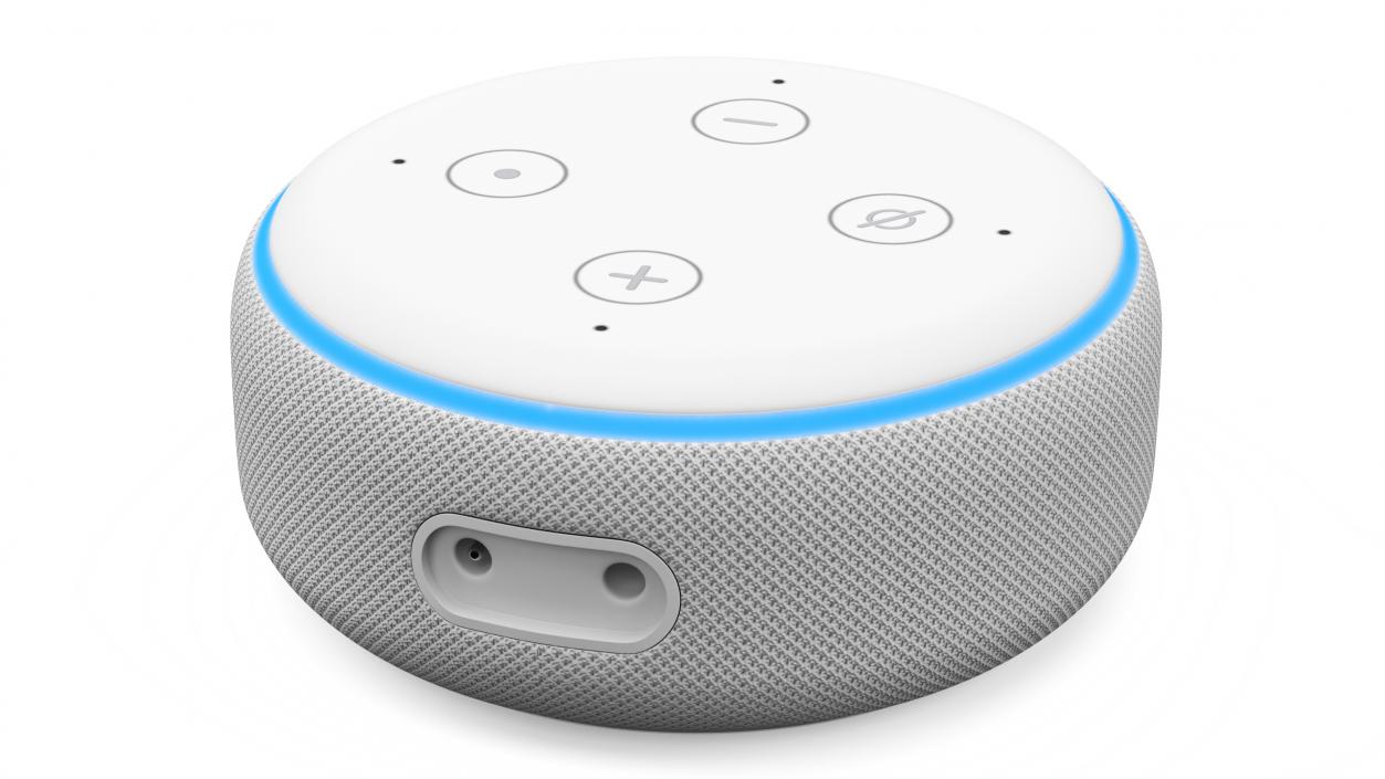 3D Amazon Echo Dot White