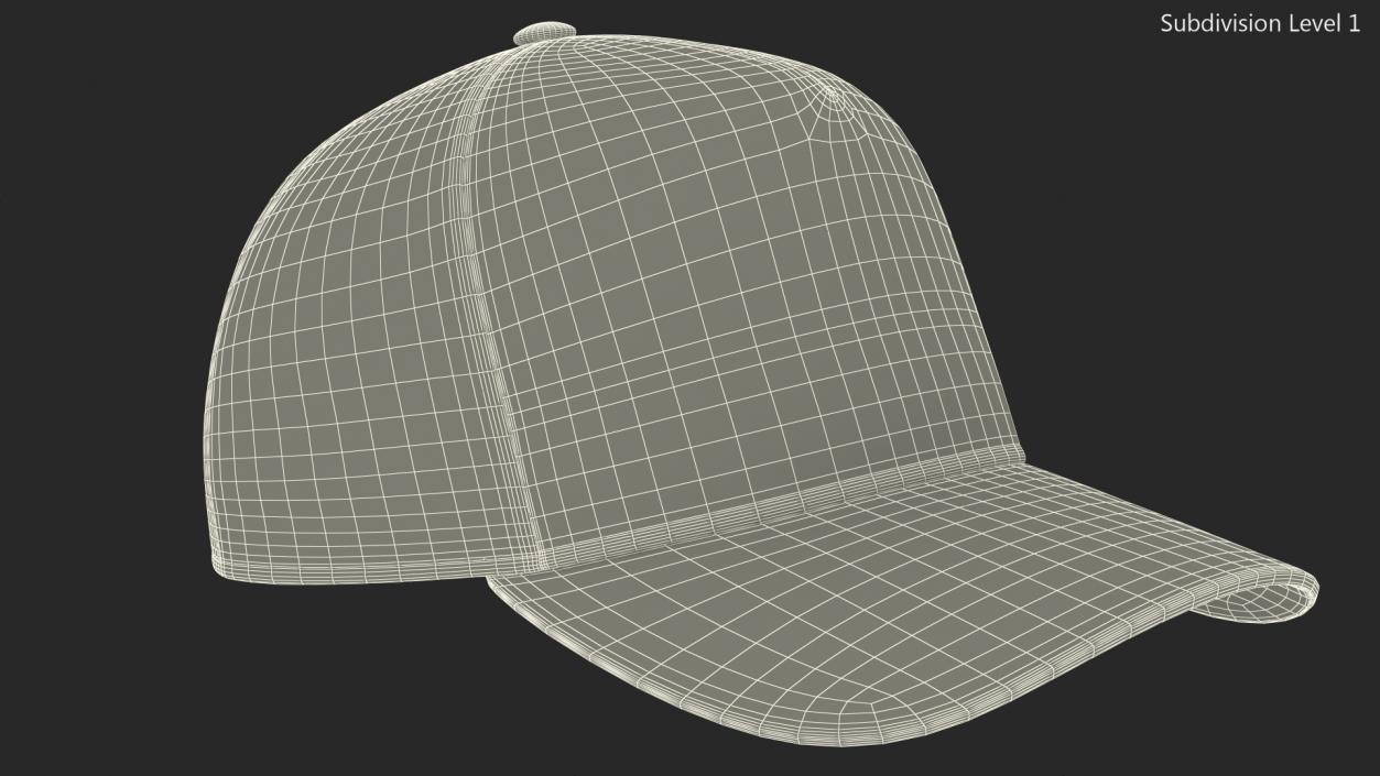 Baseball Cap 4 3D model