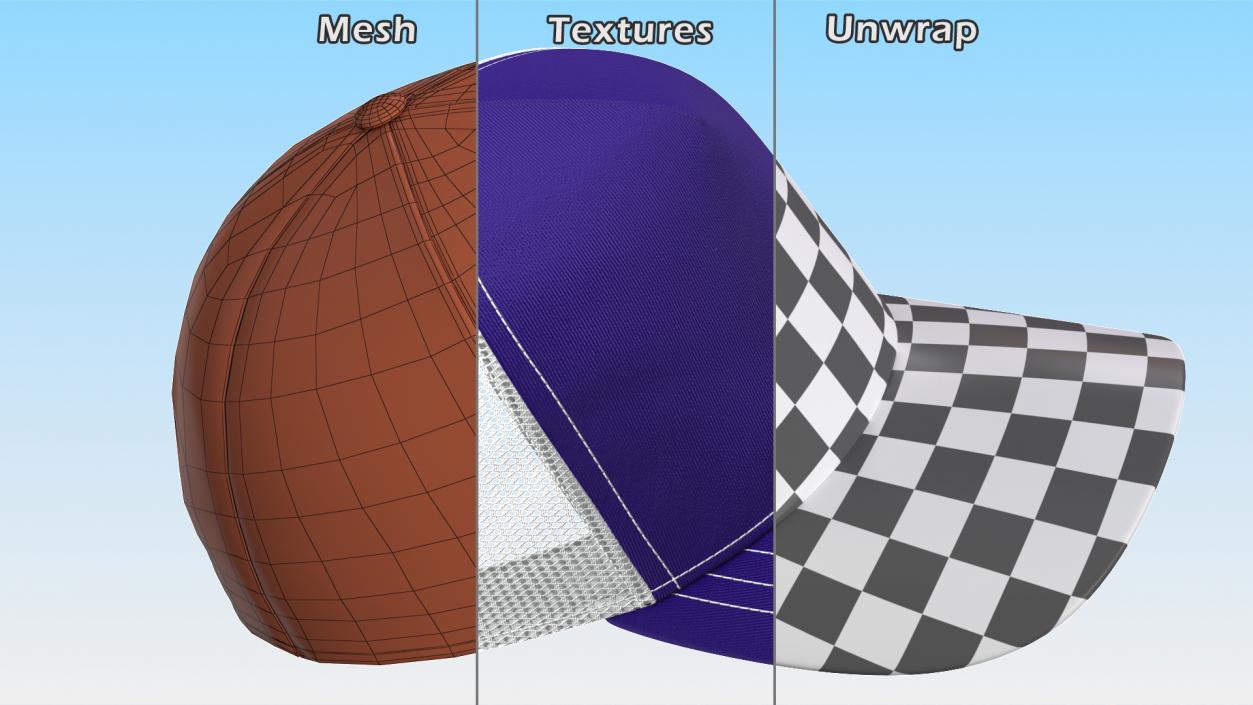 Baseball Cap 4 3D model