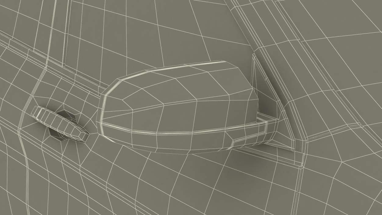 3D Modern SUV Rigged for Maya