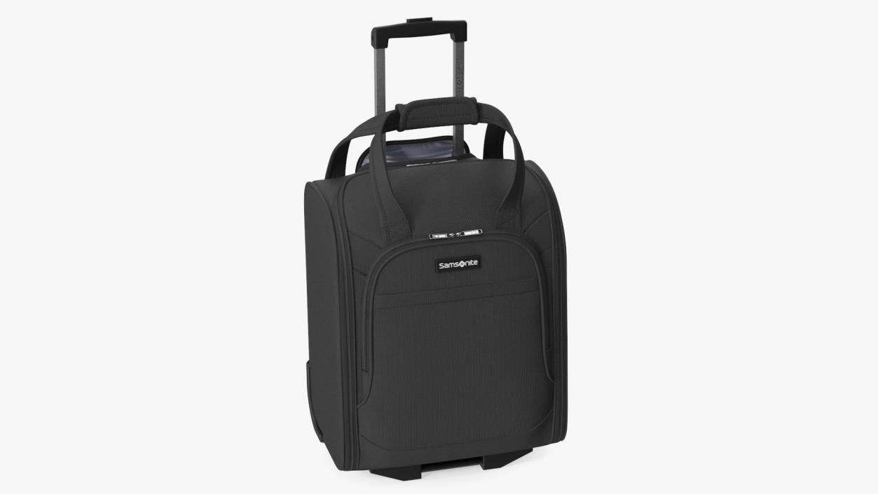 3D Softshell Rolling Luggage Samsonite Black