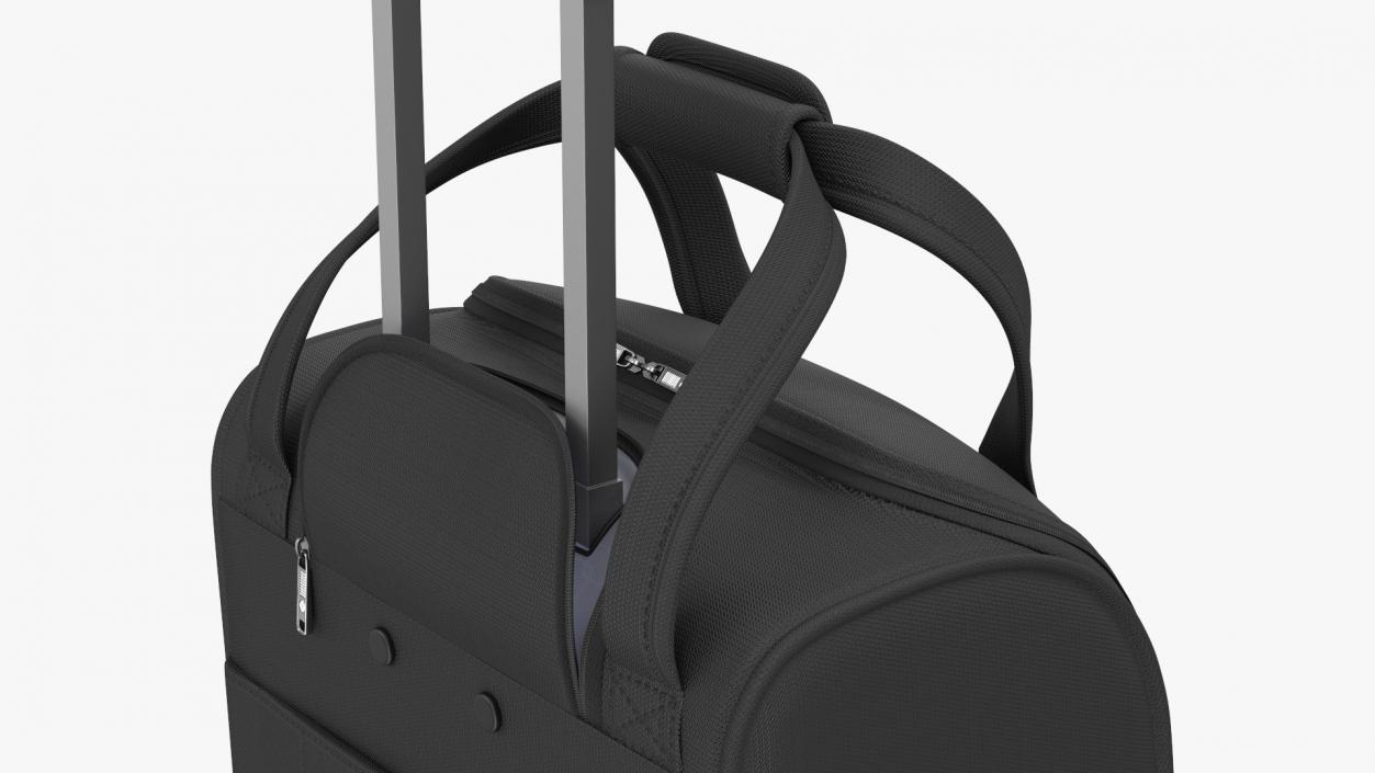 3D Softshell Rolling Luggage Samsonite Black