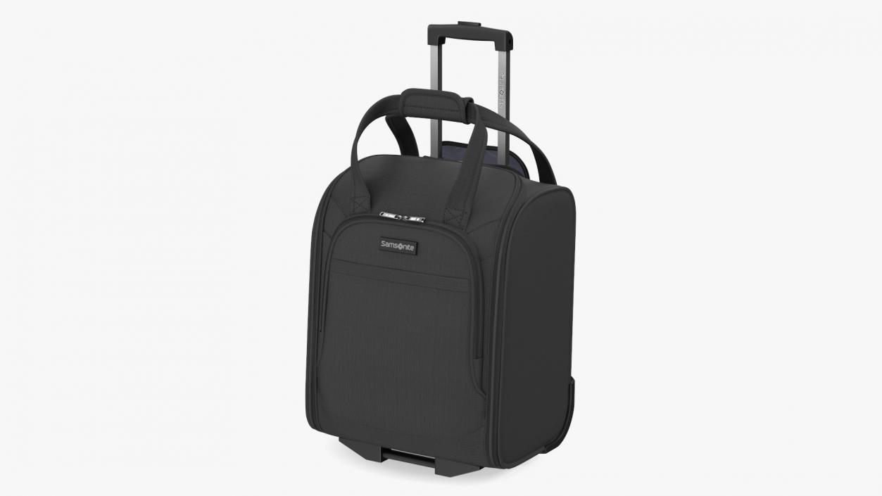 3D Softshell Rolling Luggage Samsonite Black