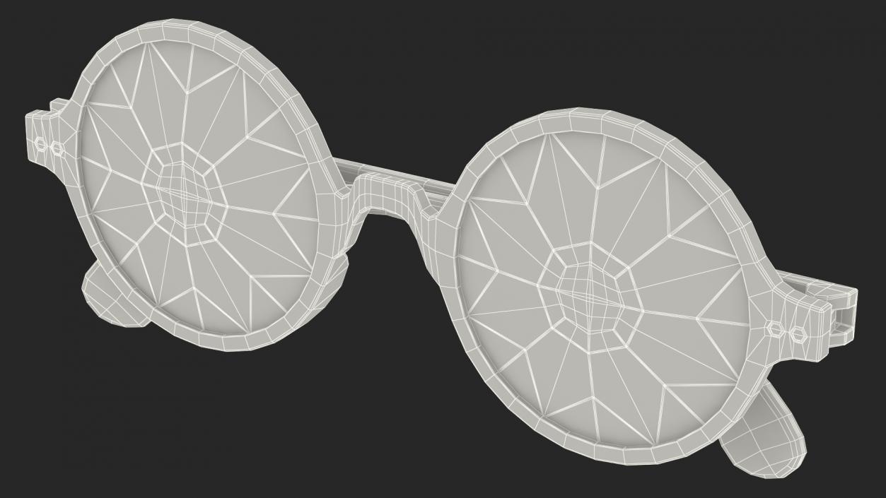 3D Kaleidoscope Crystal Glasses model