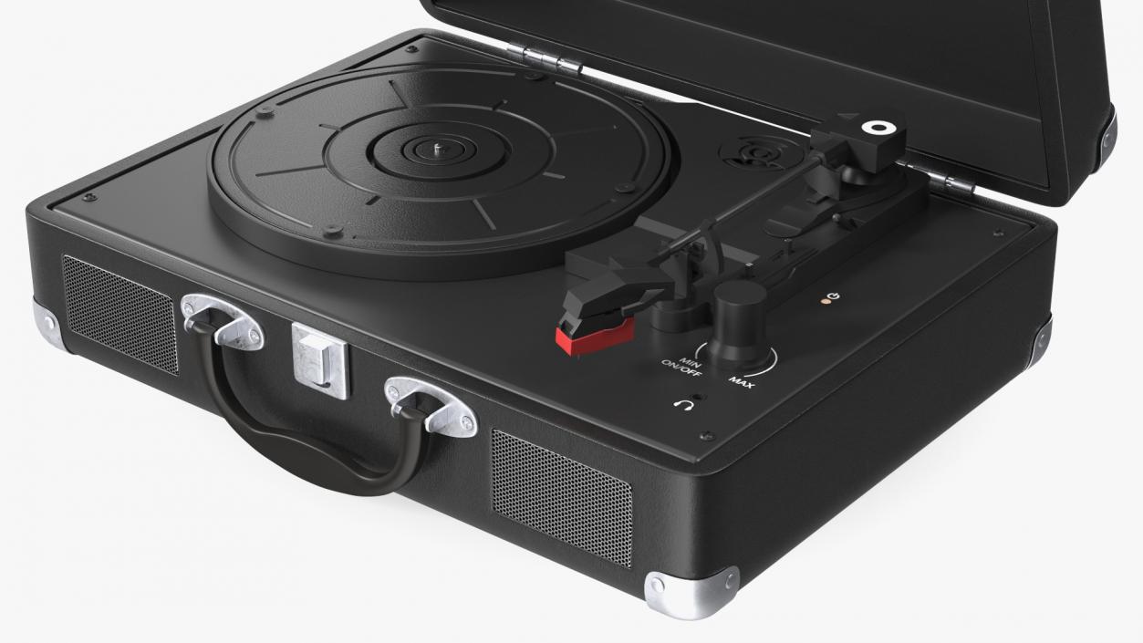 Retro Turntables Collection 3D