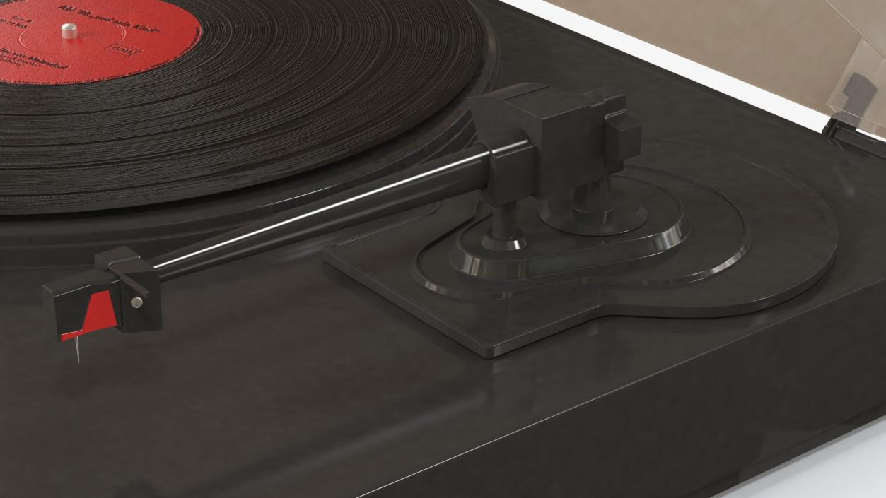 Retro Turntables Collection 3D