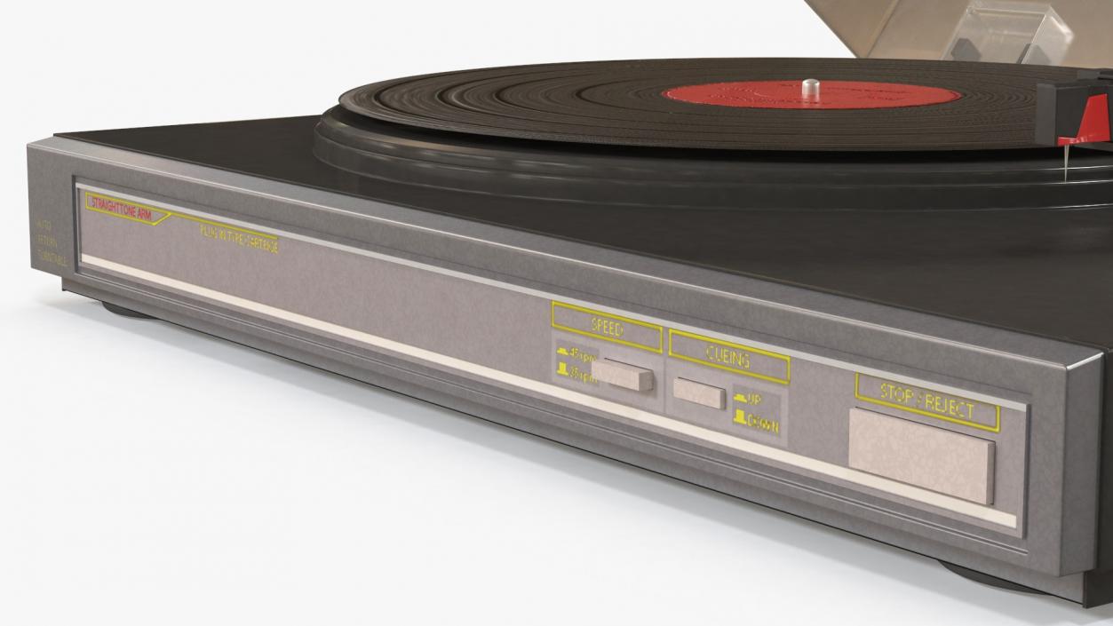 Retro Turntables Collection 3D