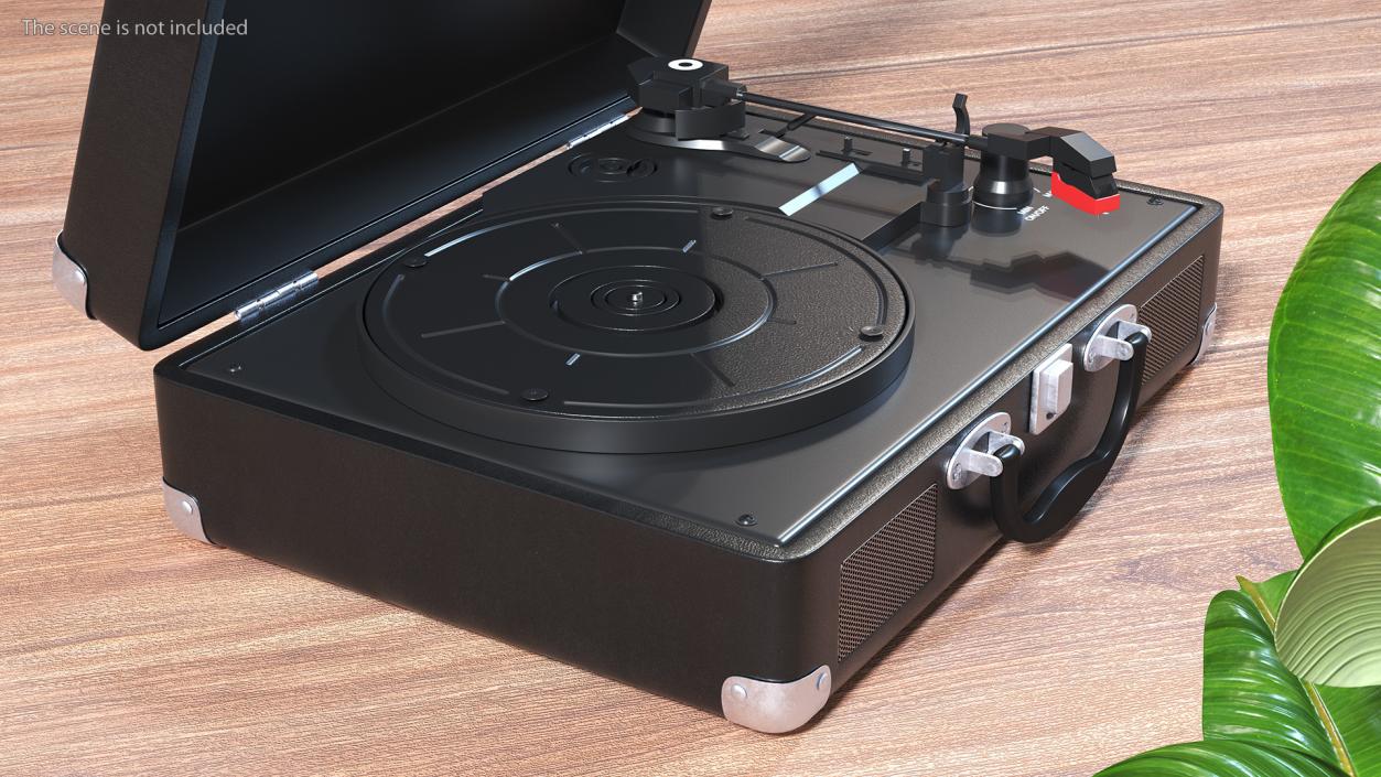 Retro Turntables Collection 3D