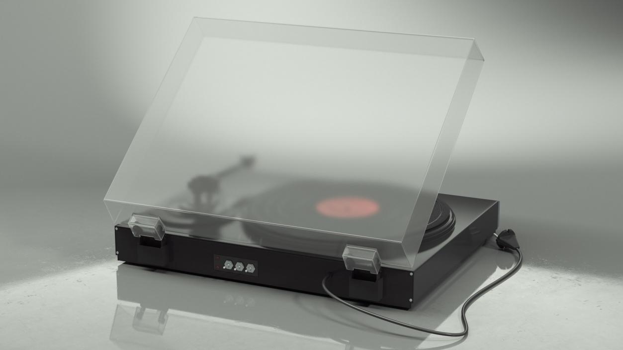 Retro Turntables Collection 3D