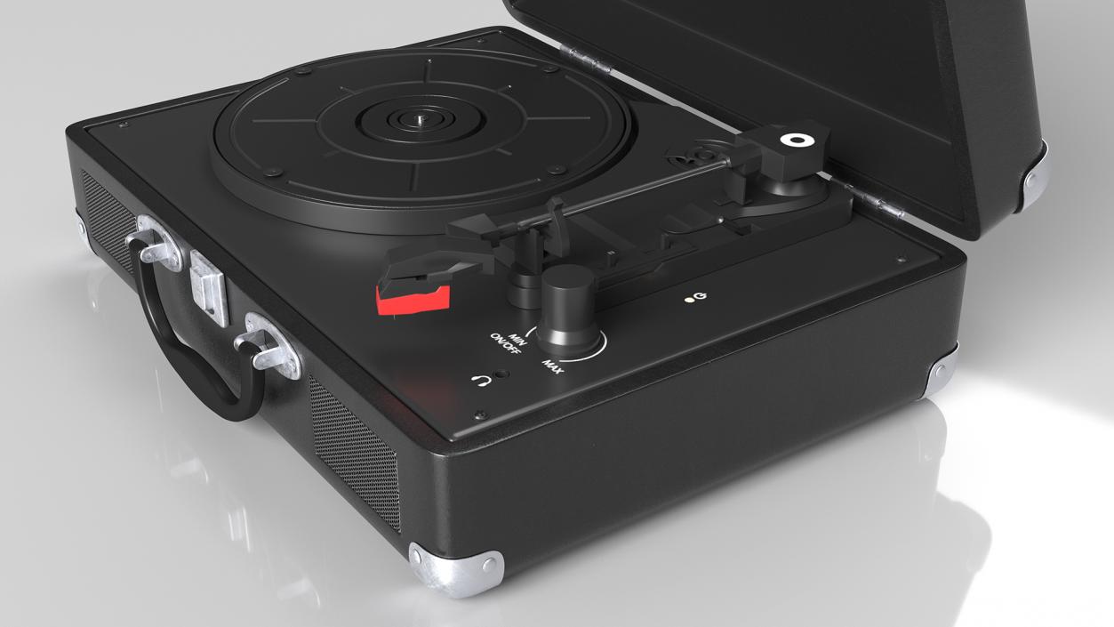 Retro Turntables Collection 3D