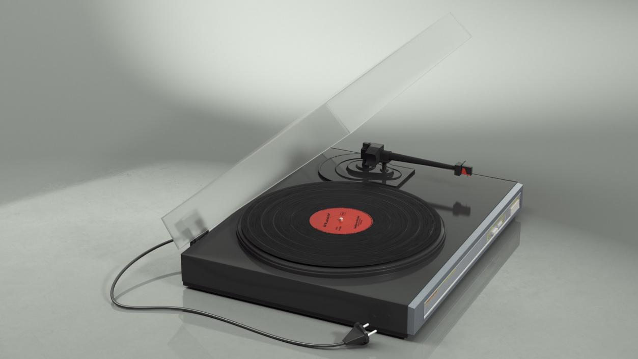 Retro Turntables Collection 3D