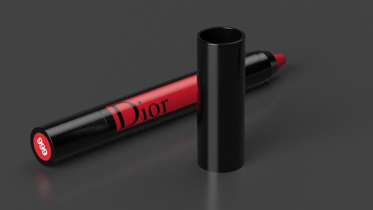 3D model Dior Rouge Graphist Lipstick Pencil