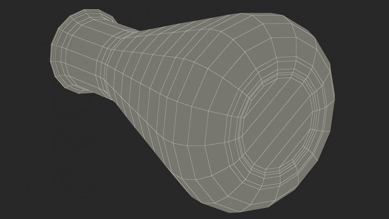 50ML Erlenmeyer Flask Empty 3D