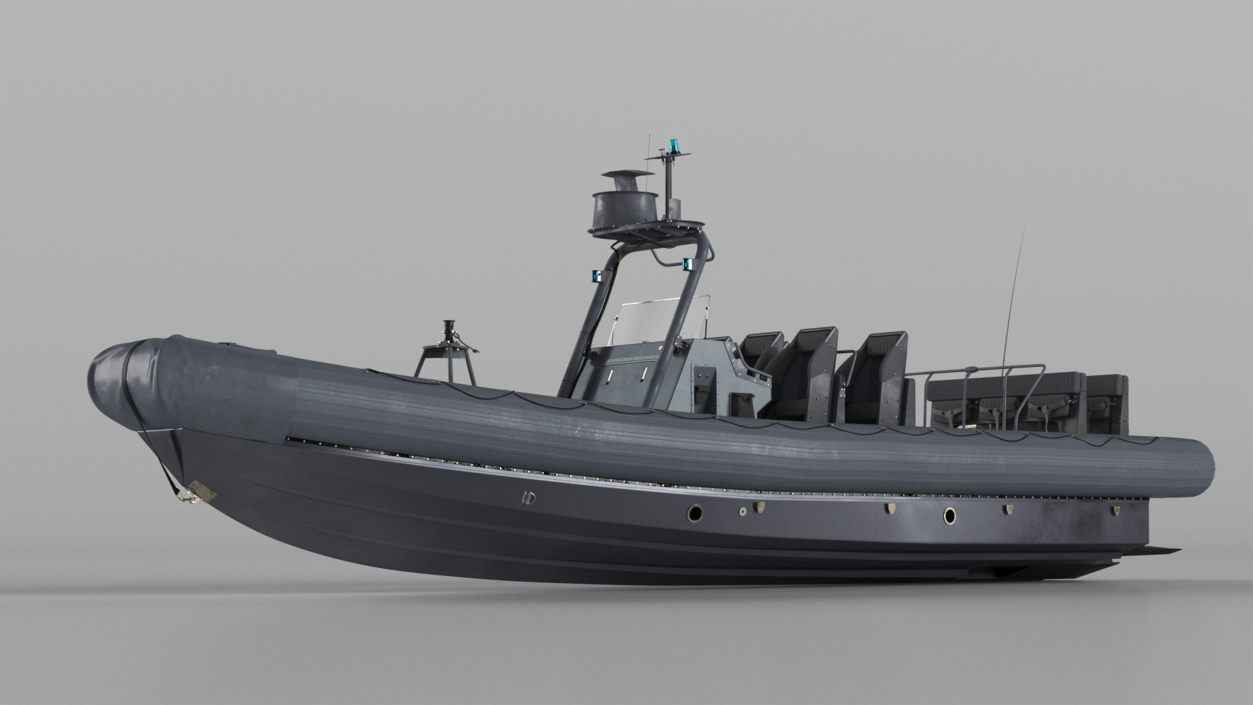 3D Inflatable Military Patrol Boat RHIB