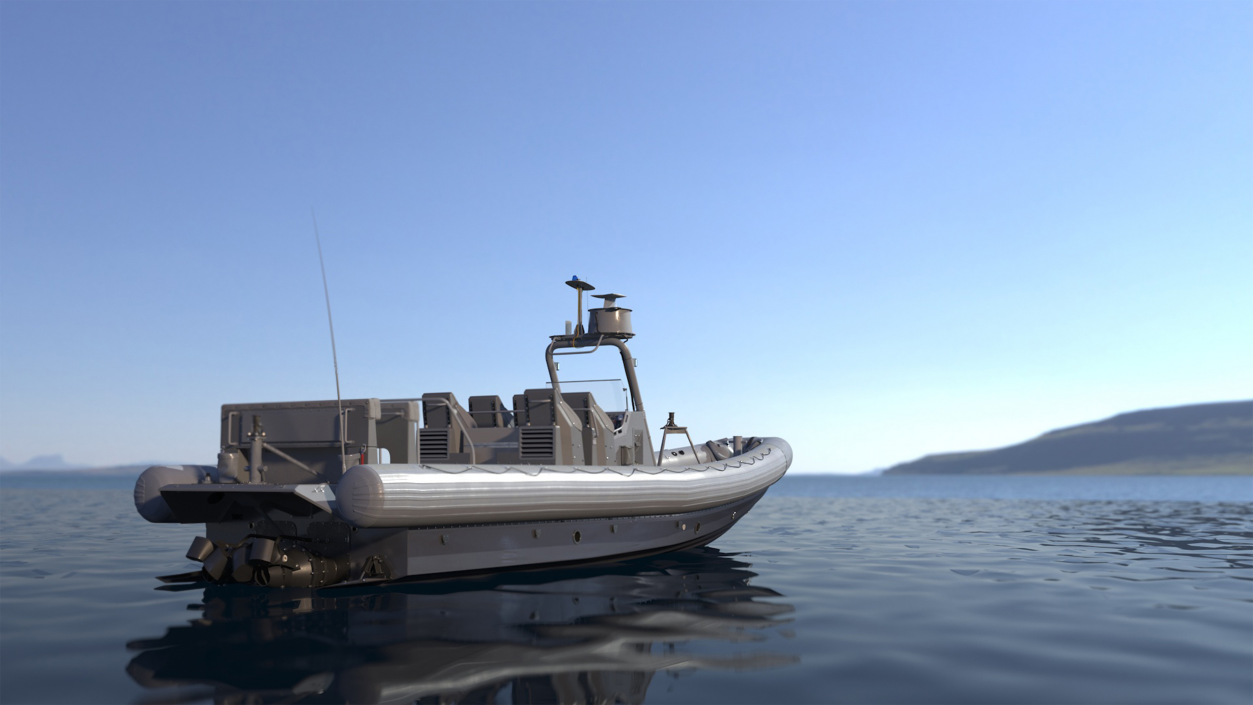 3D Inflatable Military Patrol Boat RHIB