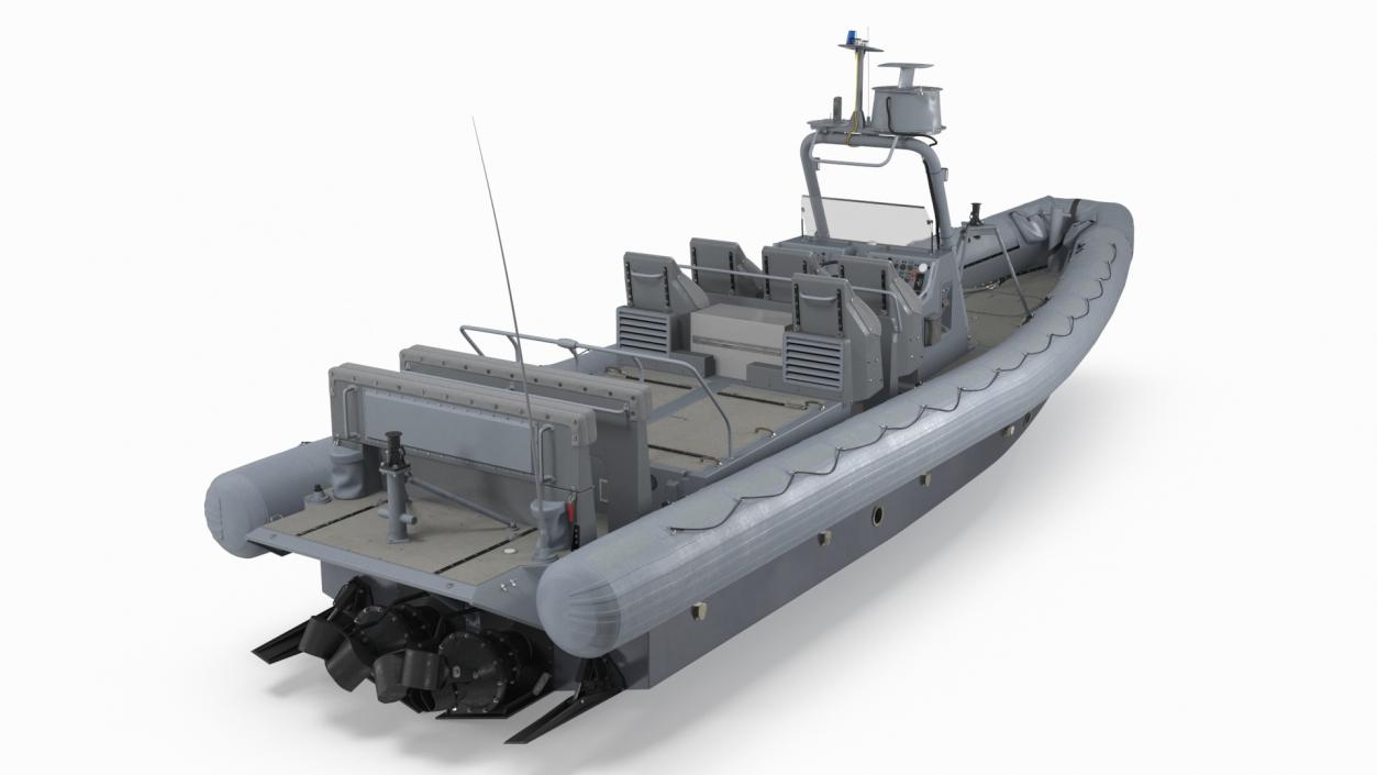 3D Inflatable Military Patrol Boat RHIB