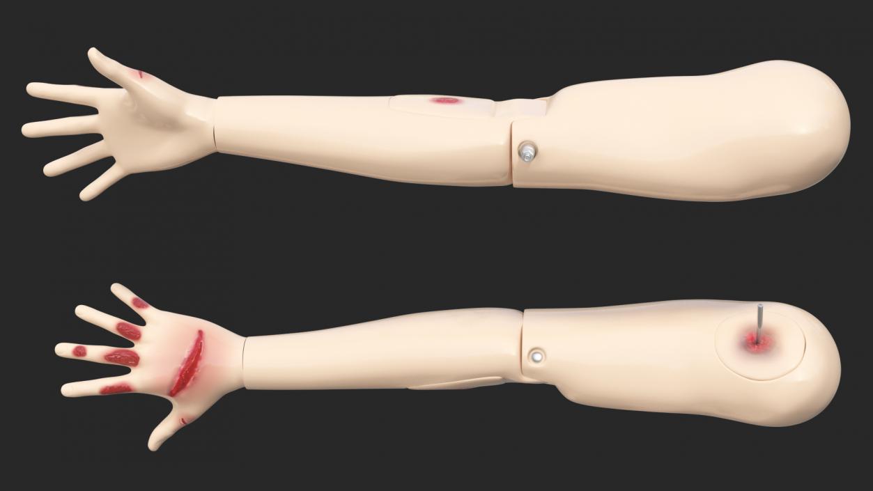 3D model Injured Firstaid Mannequin Arm