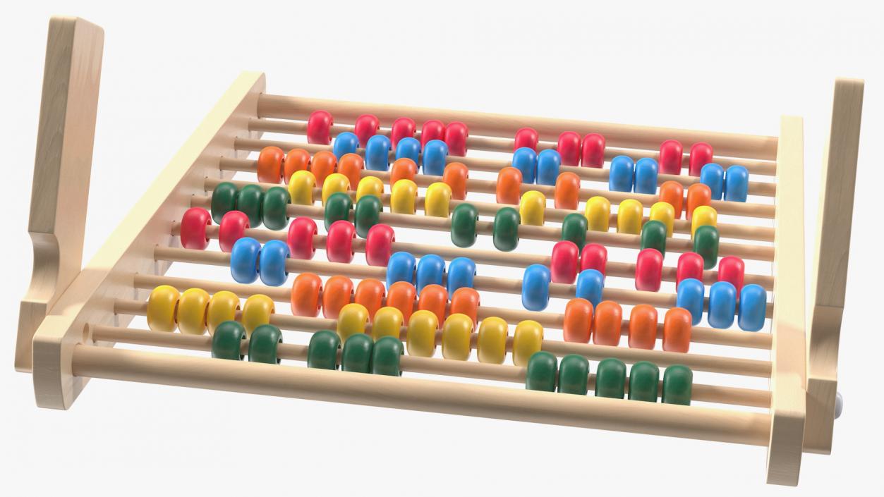 3D model Kids Educational Wooden Abacus