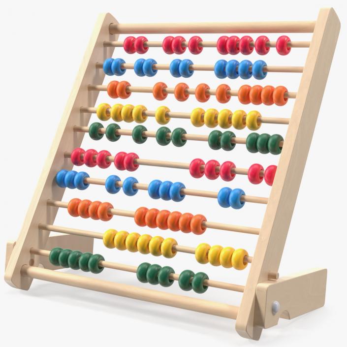 3D model Kids Educational Wooden Abacus