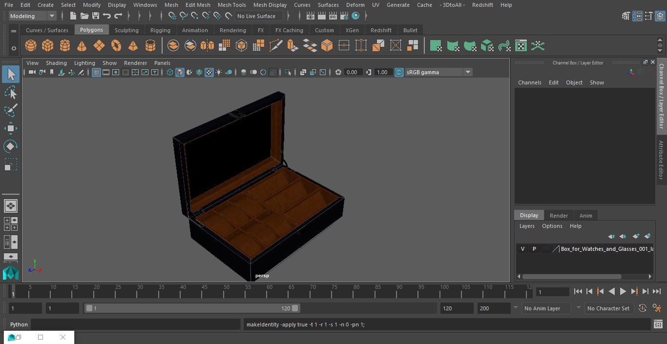 3D model Box for Watches and Glasses(1)