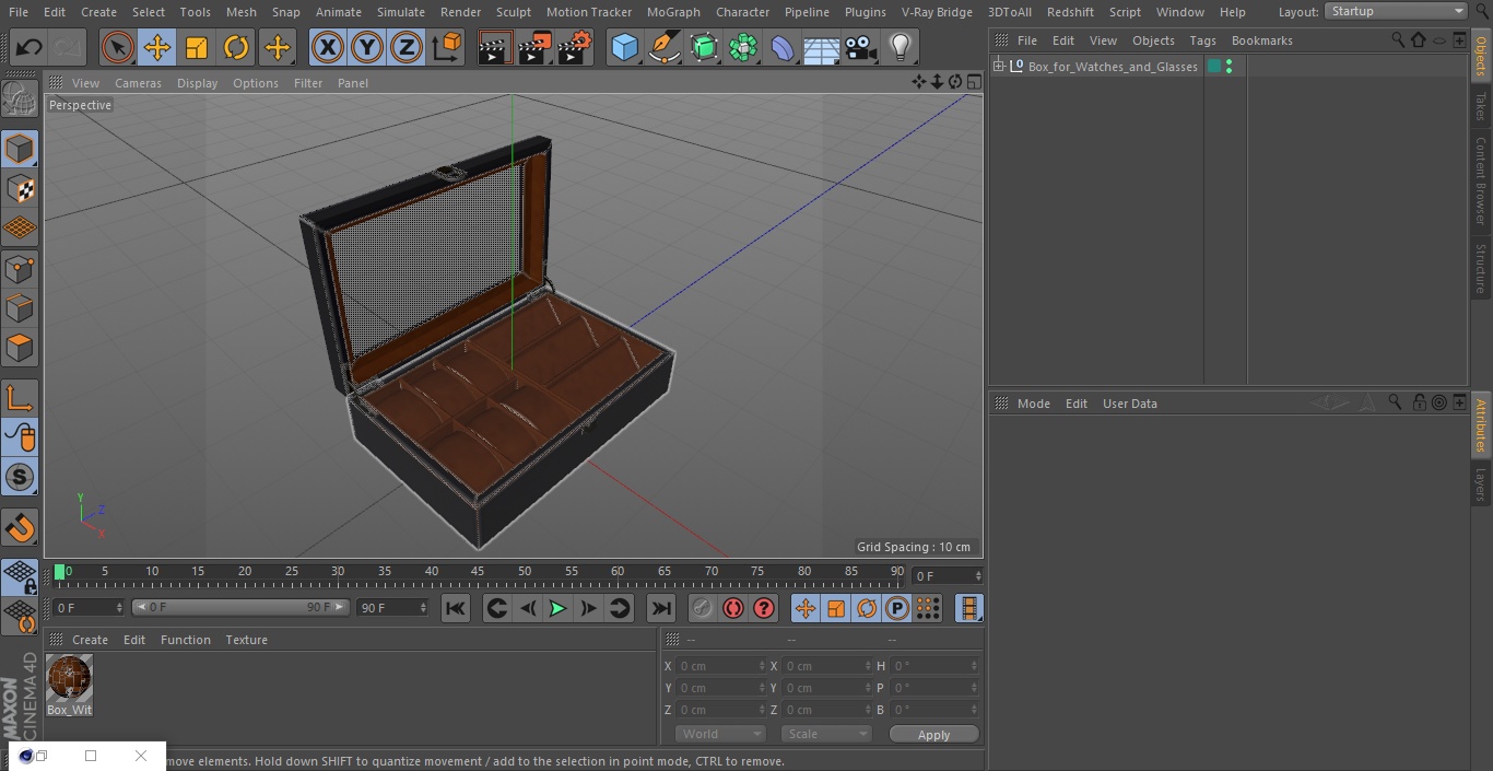 3D model Box for Watches and Glasses(1)