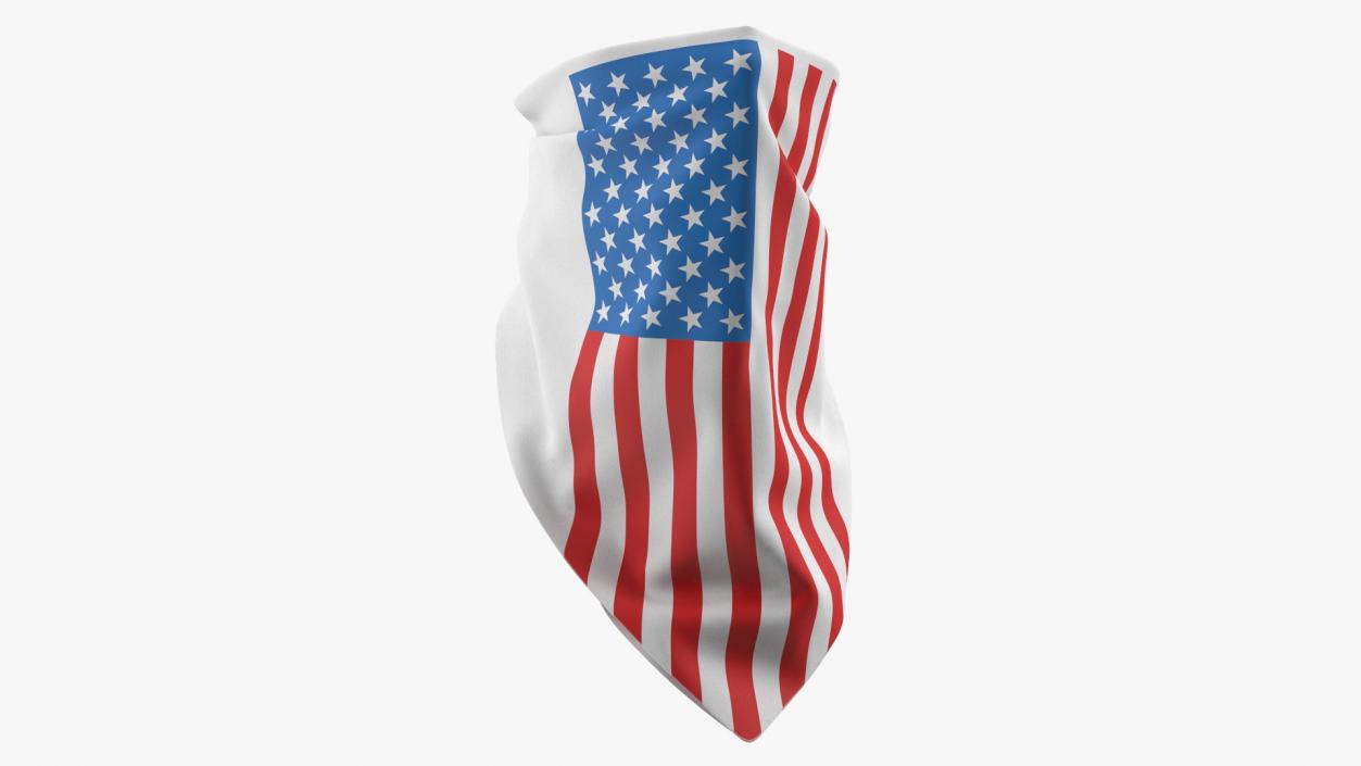 3D American Flag Bandana