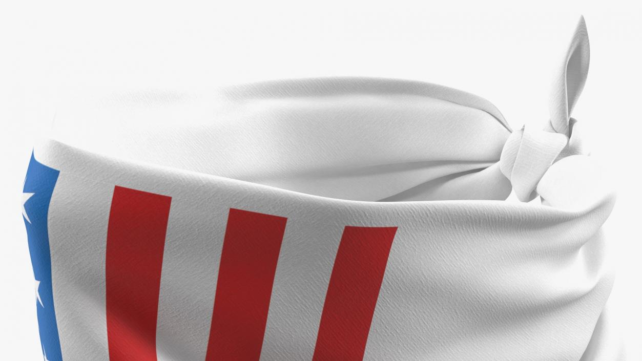 3D American Flag Bandana