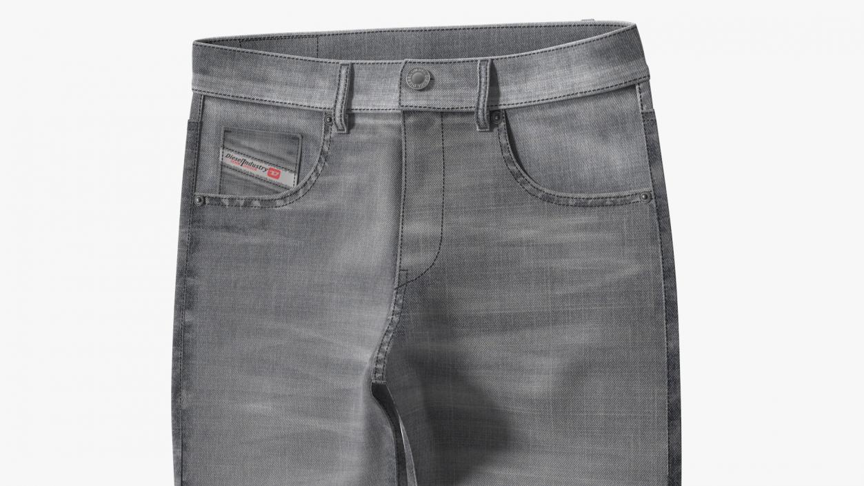 3D Denim Jeans Diesel for Men Gray