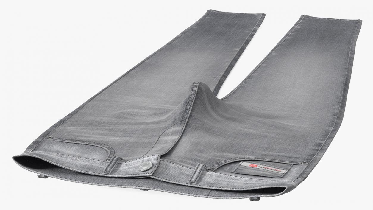 3D Denim Jeans Diesel for Men Gray