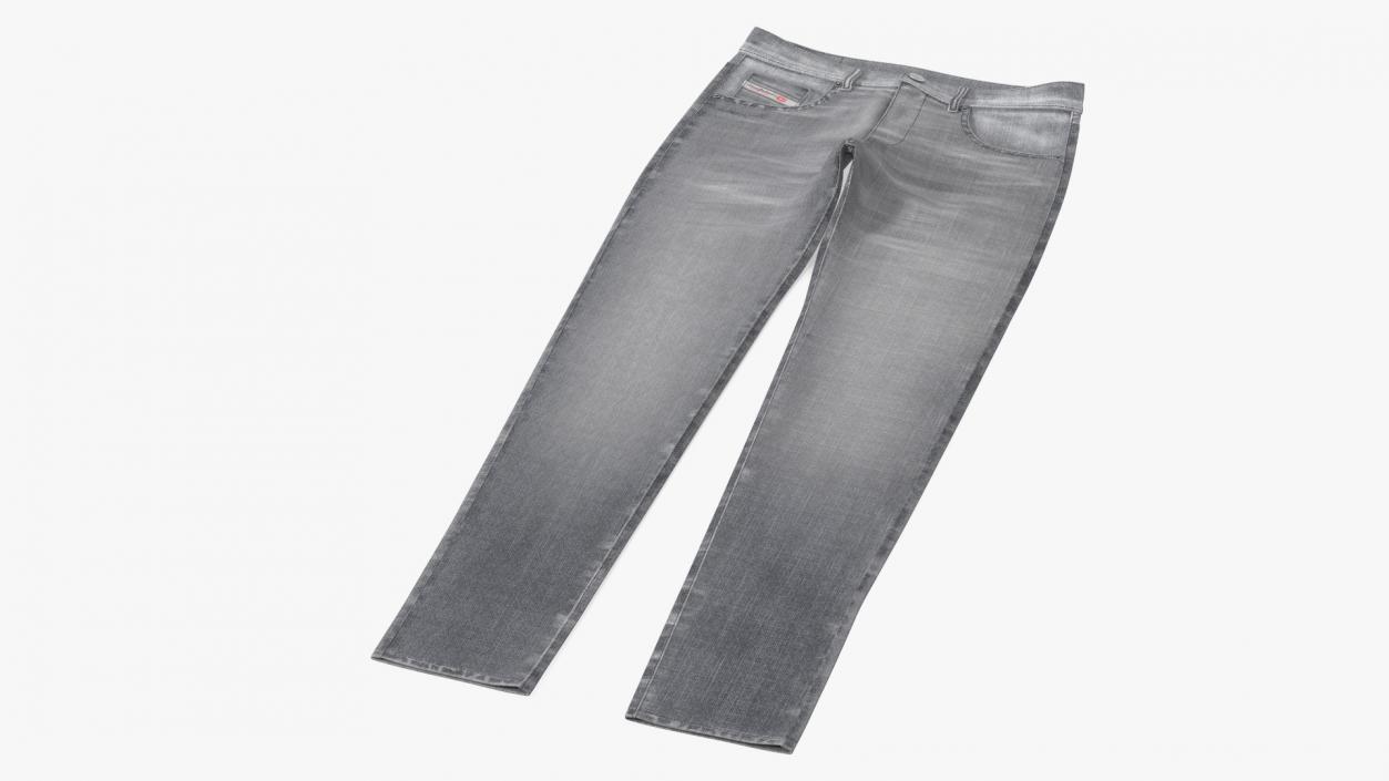 3D Denim Jeans Diesel for Men Gray