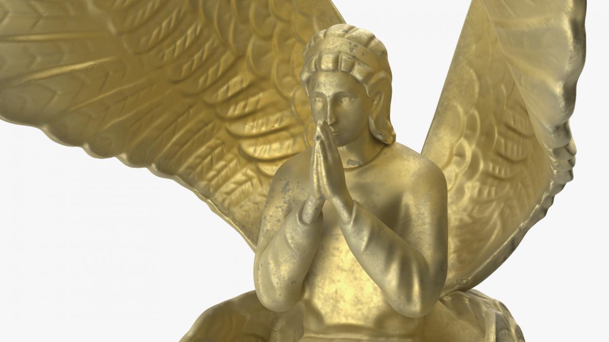 3D Praying Seraph Figure for 3D Print 2