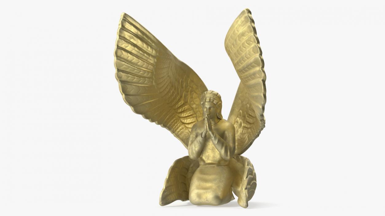 3D Praying Seraph Figure for 3D Print 2