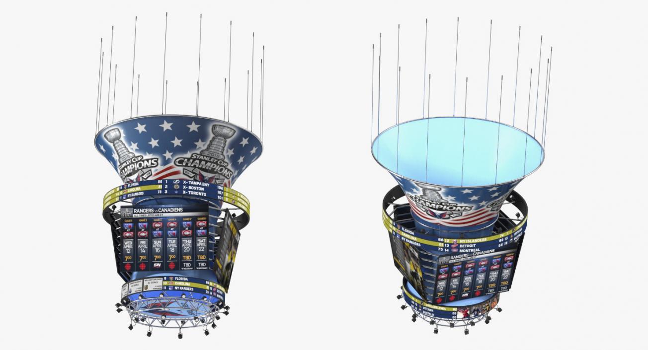 3D model Scoreboard Jumbotron