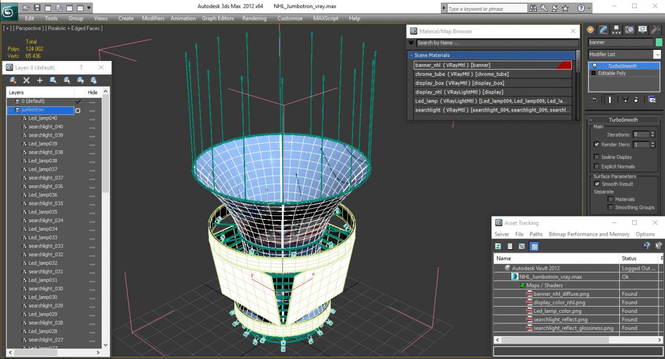 3D model Scoreboard Jumbotron