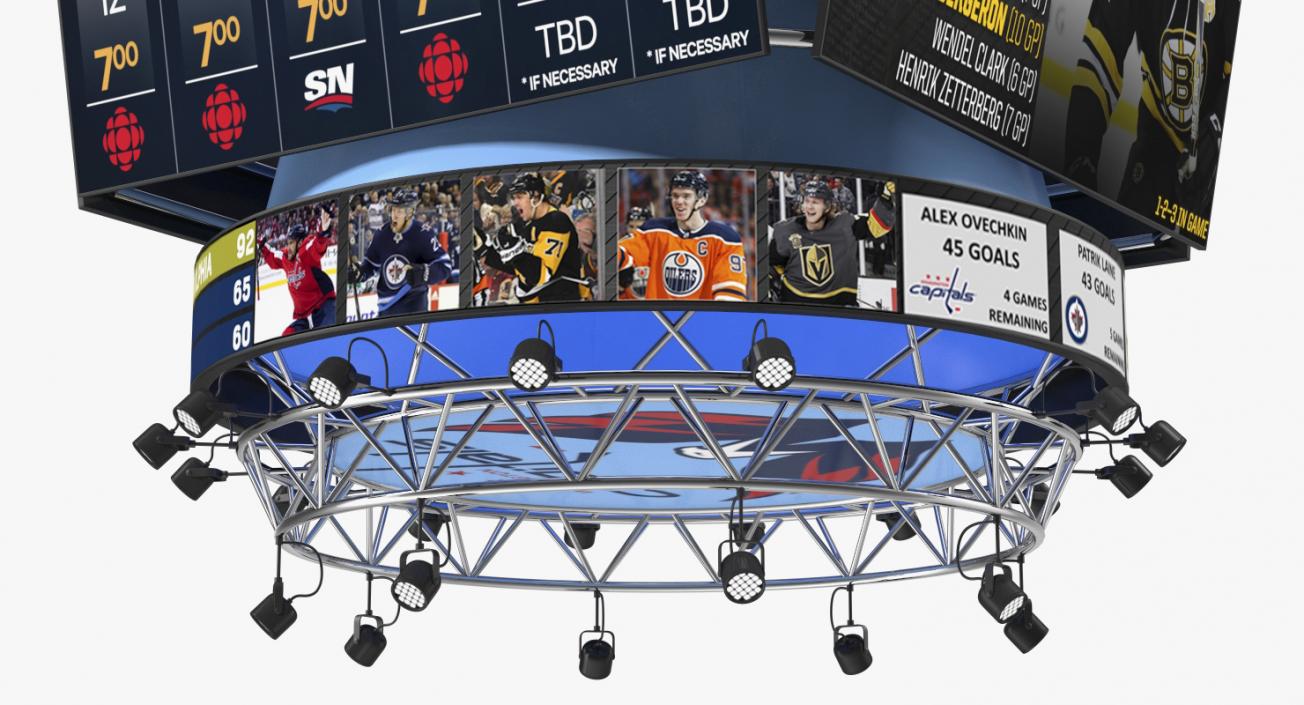 3D model Scoreboard Jumbotron