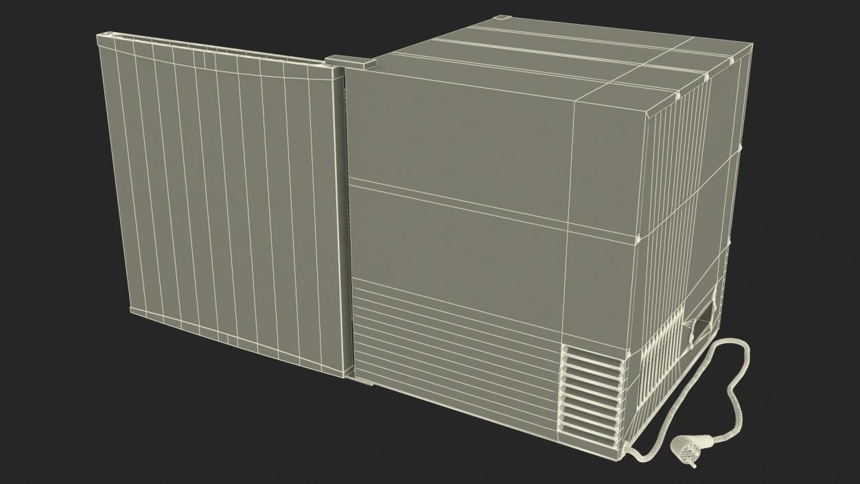 3D Single Door Mini Fridge model