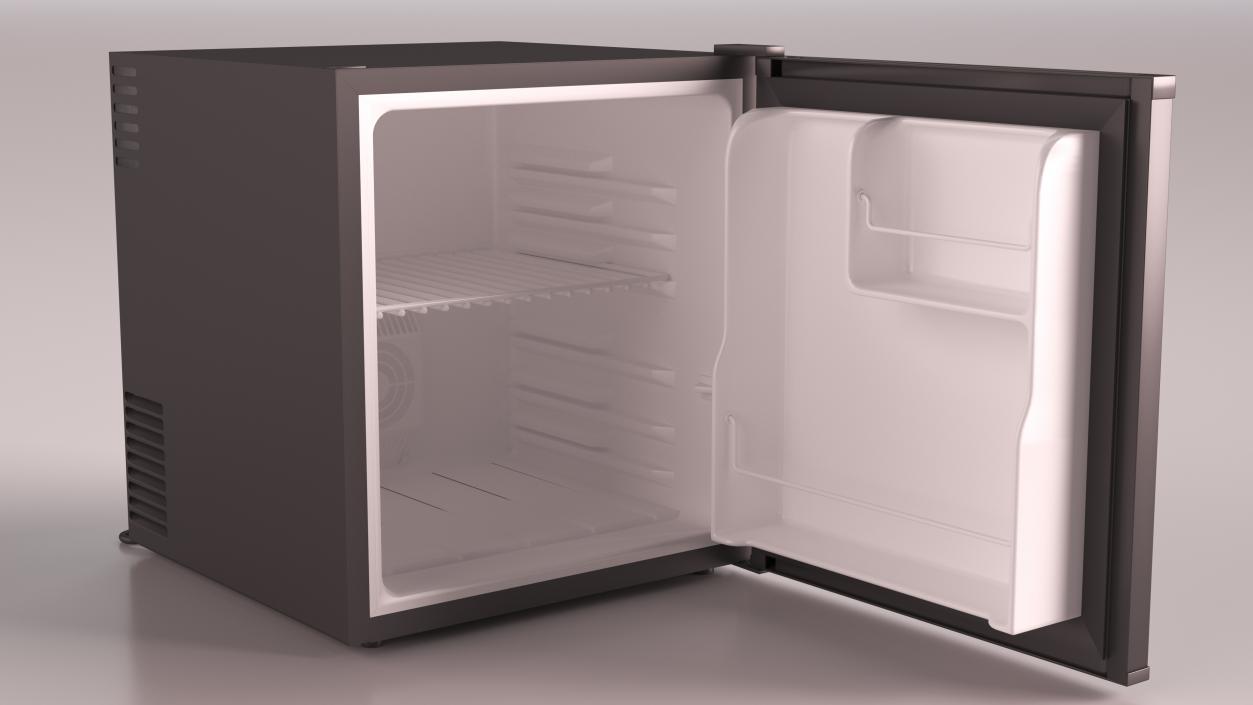 3D Single Door Mini Fridge model