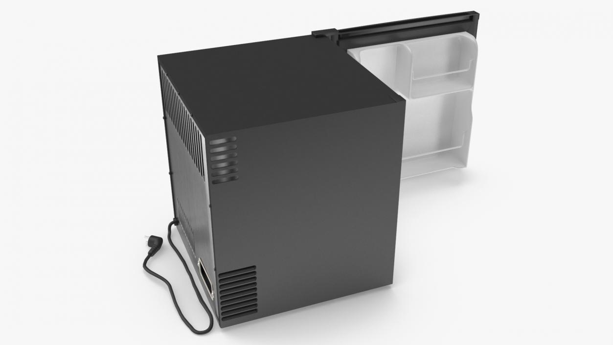 3D Single Door Mini Fridge model