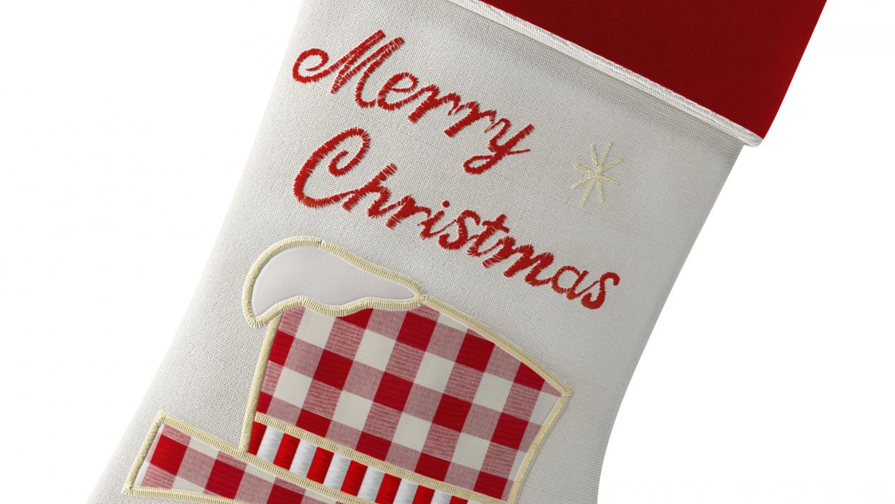 3D Xmas Snowman Stocking