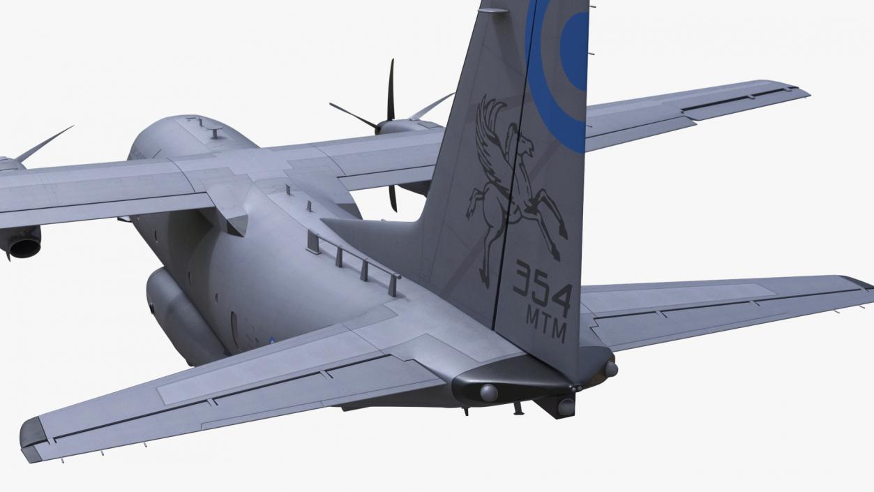 Alenia C-27J Spartan Greece Flight 3D model