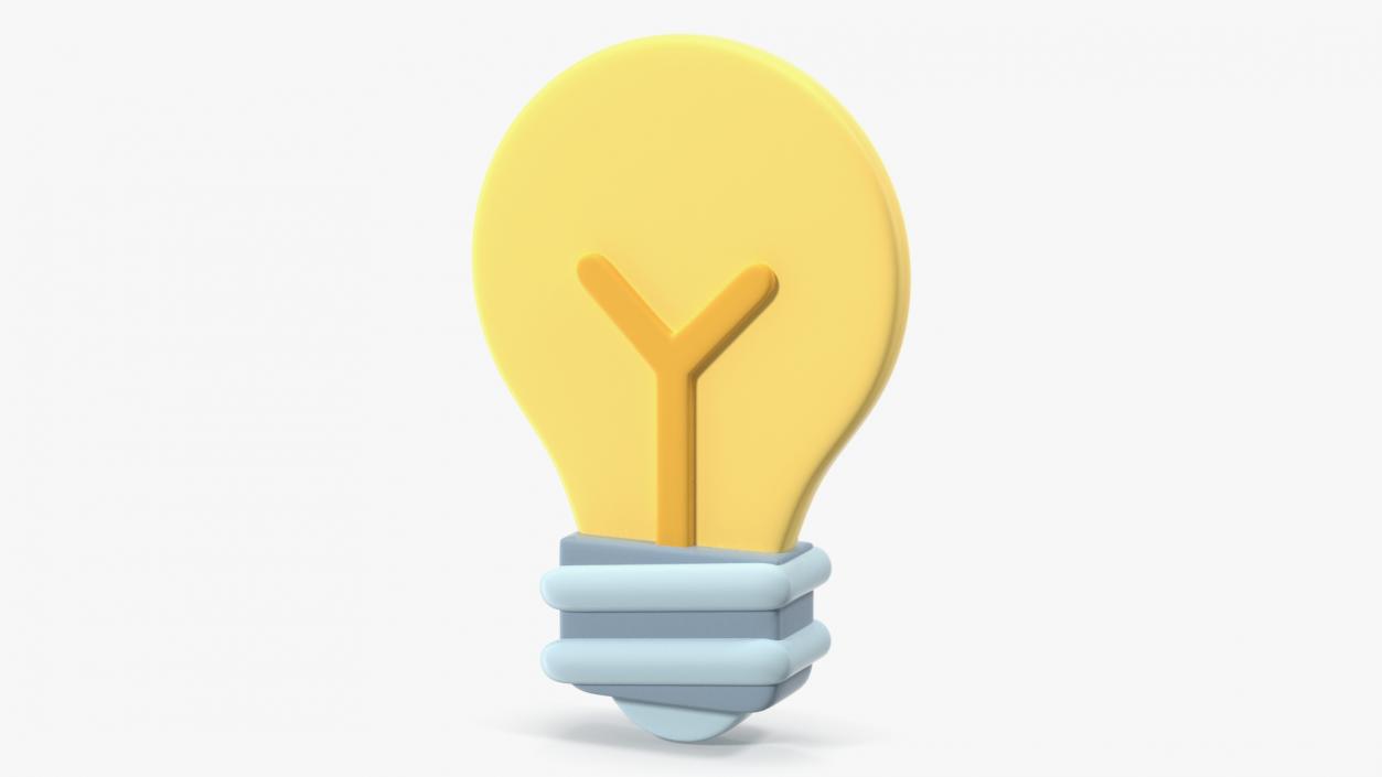 3D Light Bulb Emoji