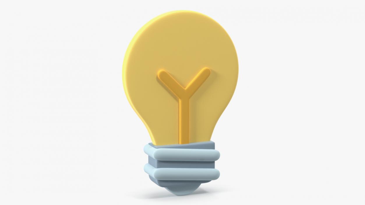 3D Light Bulb Emoji