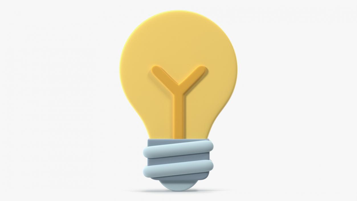 3D Light Bulb Emoji