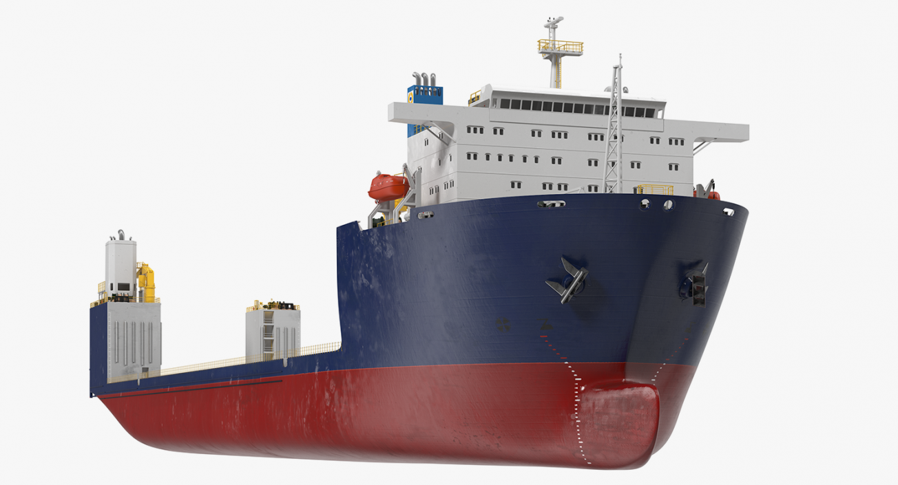 Heavy Lift Vessel Rigged 3D model