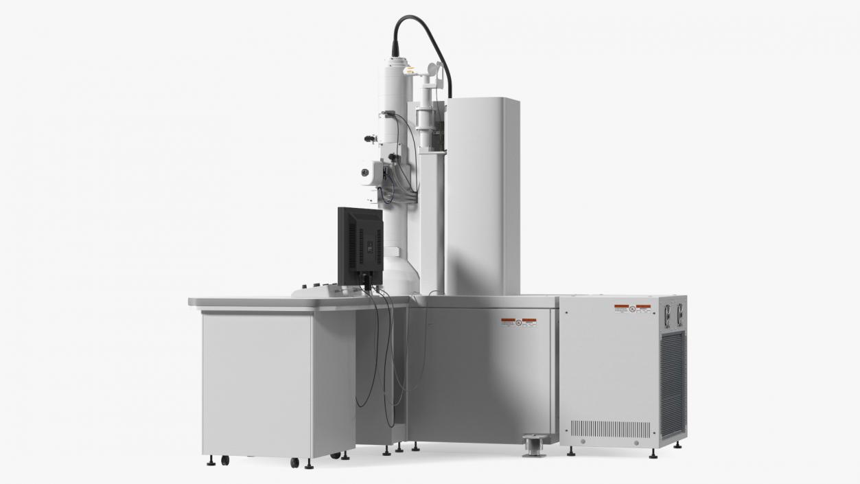 Transmission Electron Microscope JEOL With Control System 3D