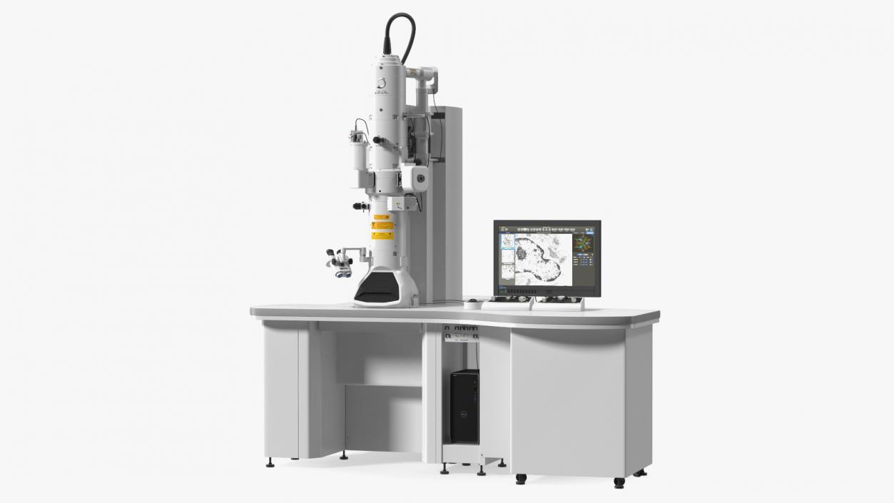 Transmission Electron Microscope JEOL With Control System 3D