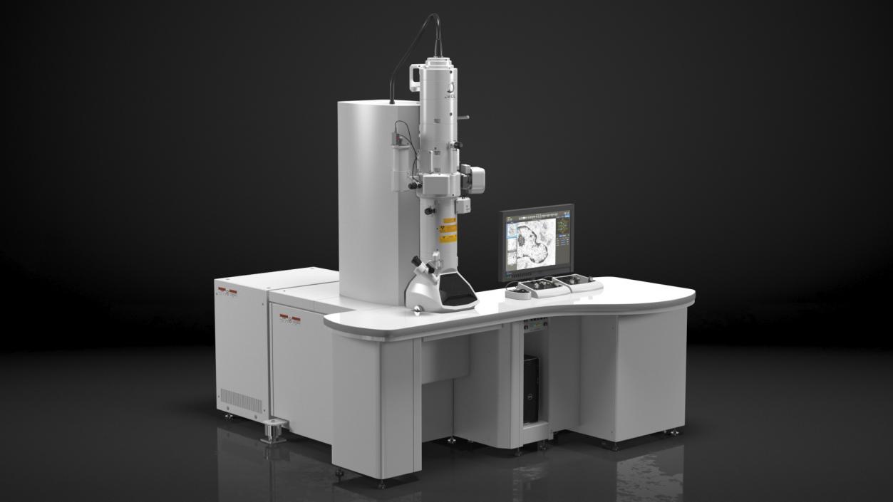 Transmission Electron Microscope JEOL With Control System 3D